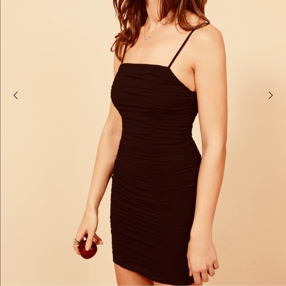 Reformation Wyatt Little Black Dress - Picture 2 of 3